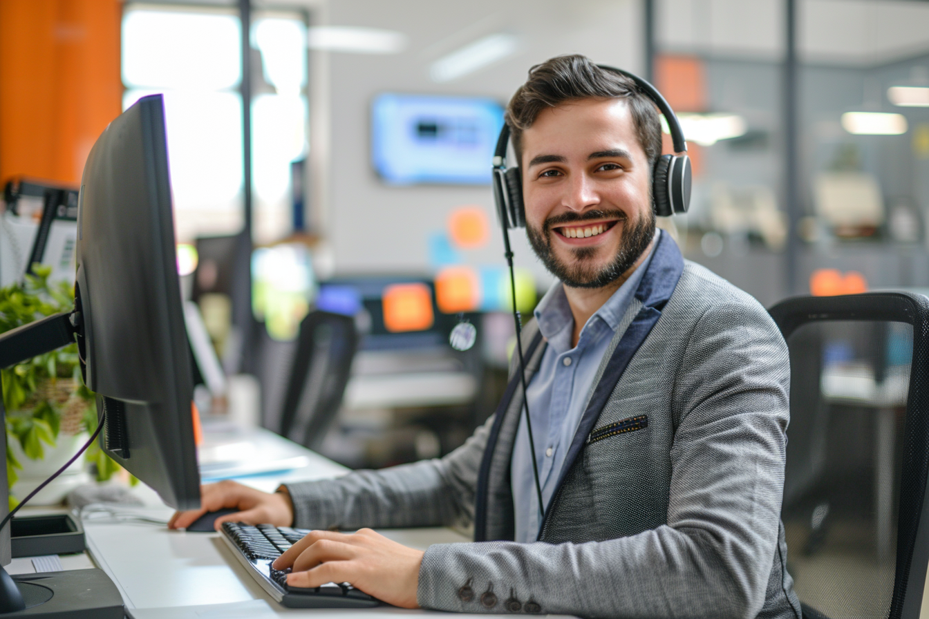 Friendly customer success manager ready to help